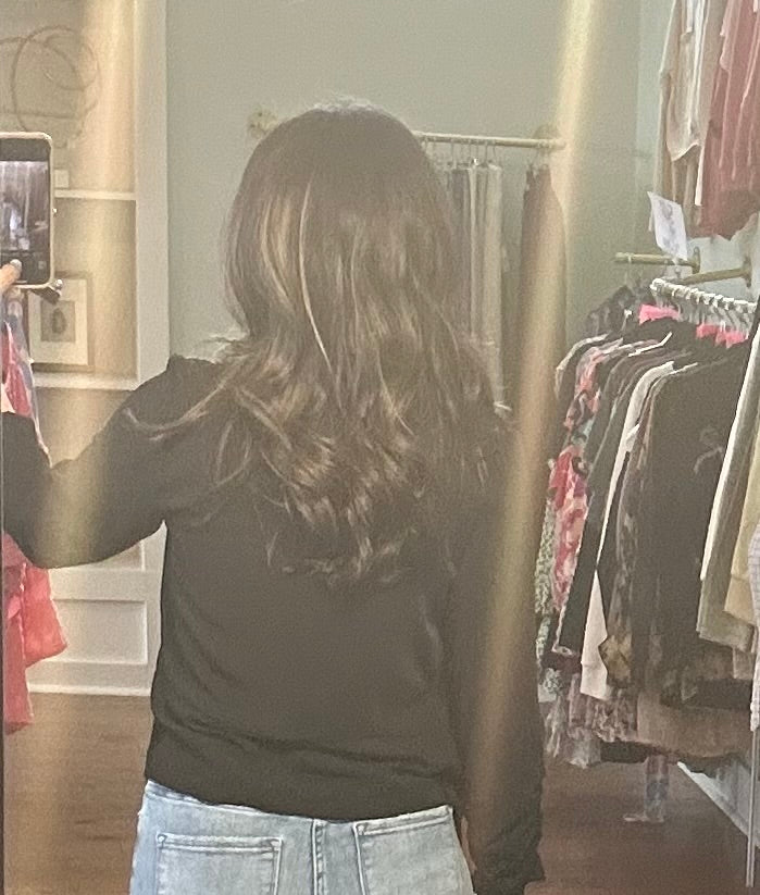 Ruched Sleeve Draped Blazer