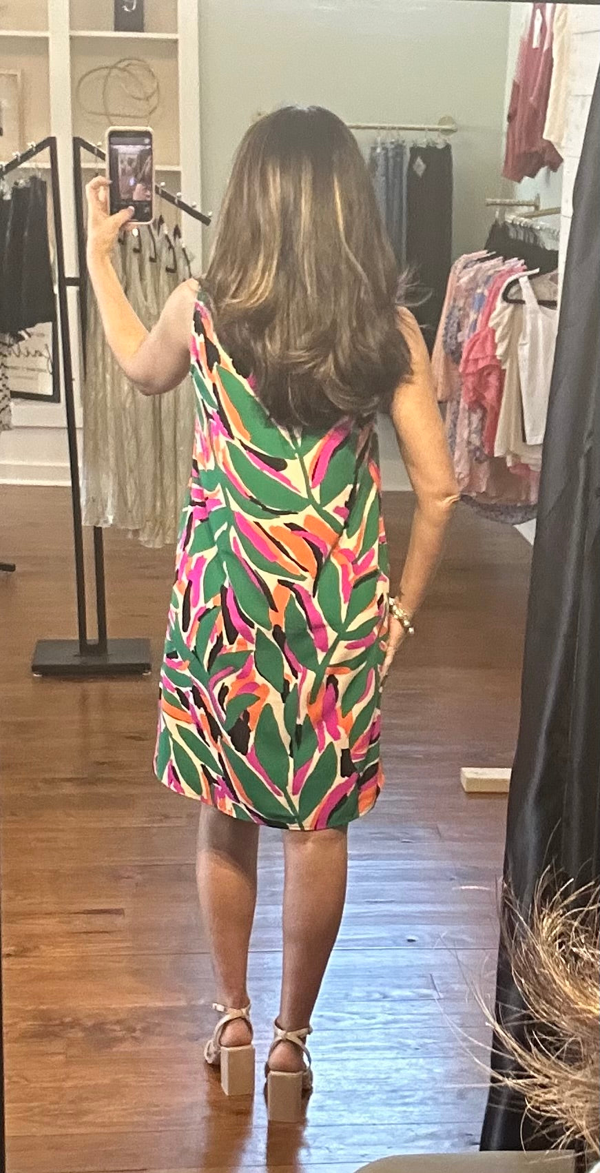Printed Sleeveless Dress