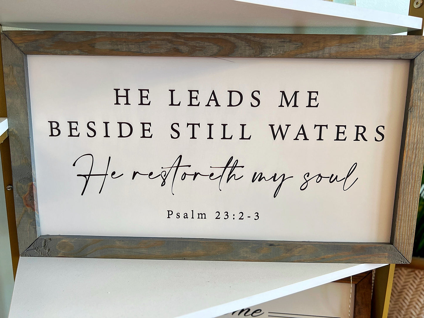 Psalm 23 Scripture Sign