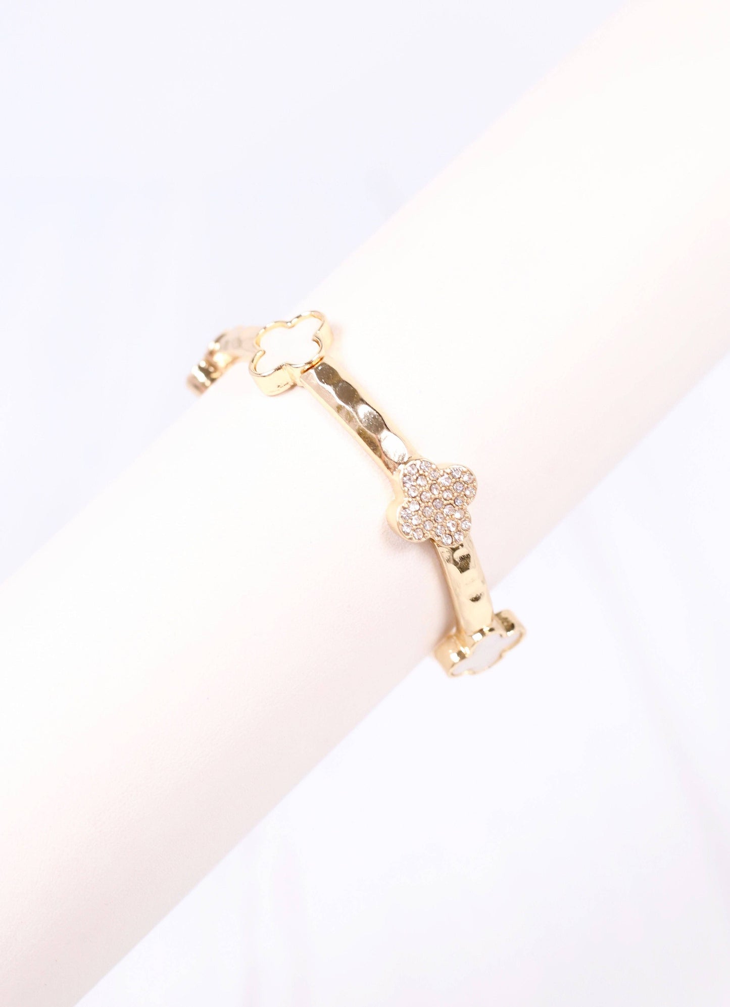 Vivane Clover Stretch Bracelet GOLD