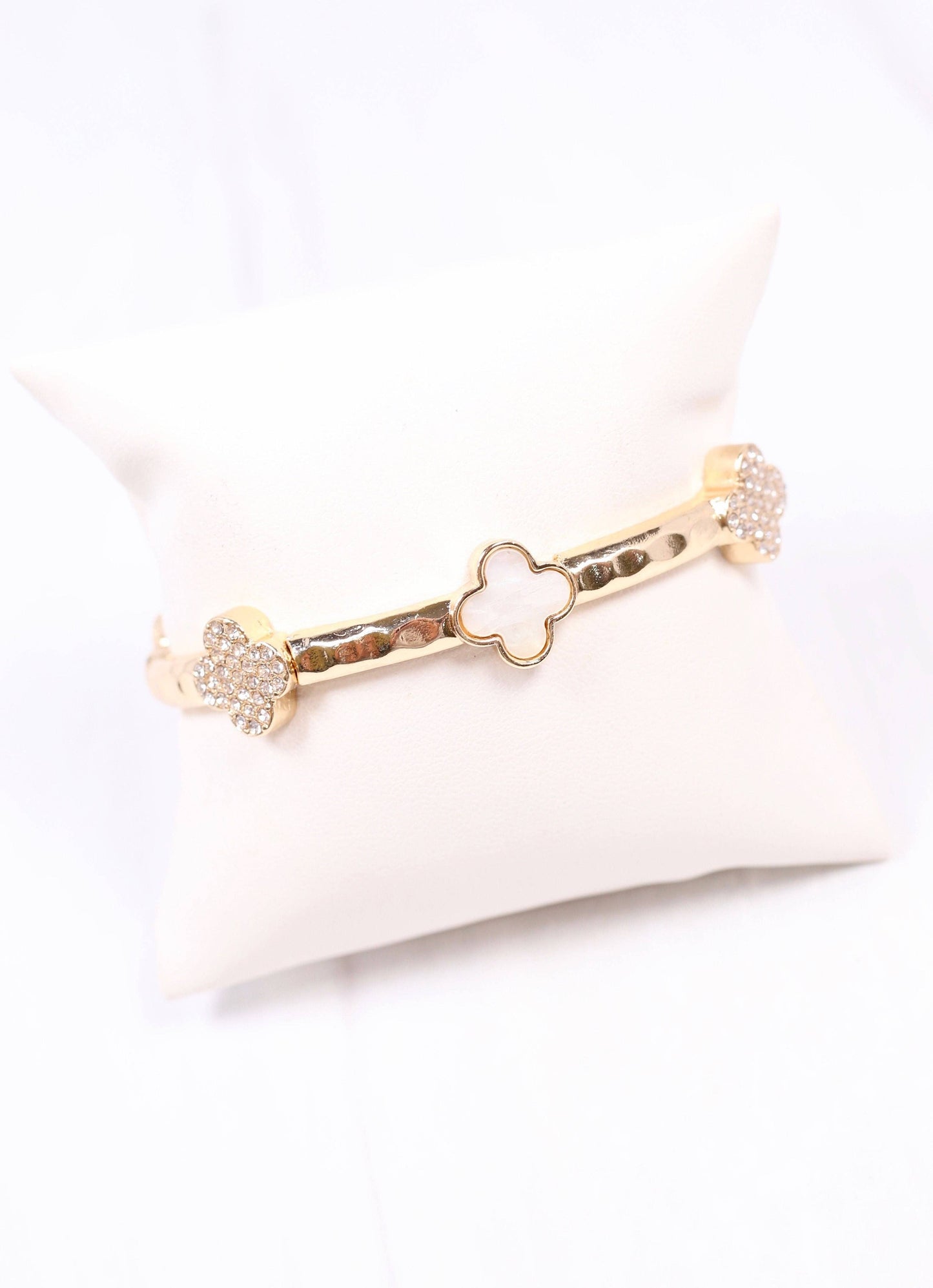 Vivane Clover Stretch Bracelet GOLD