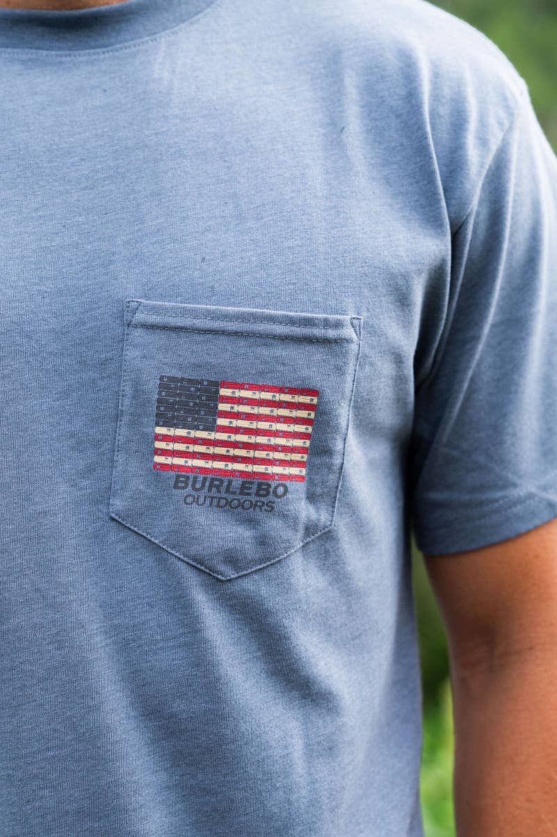 Burlebo Shotgun Shell Flag T-Shirt