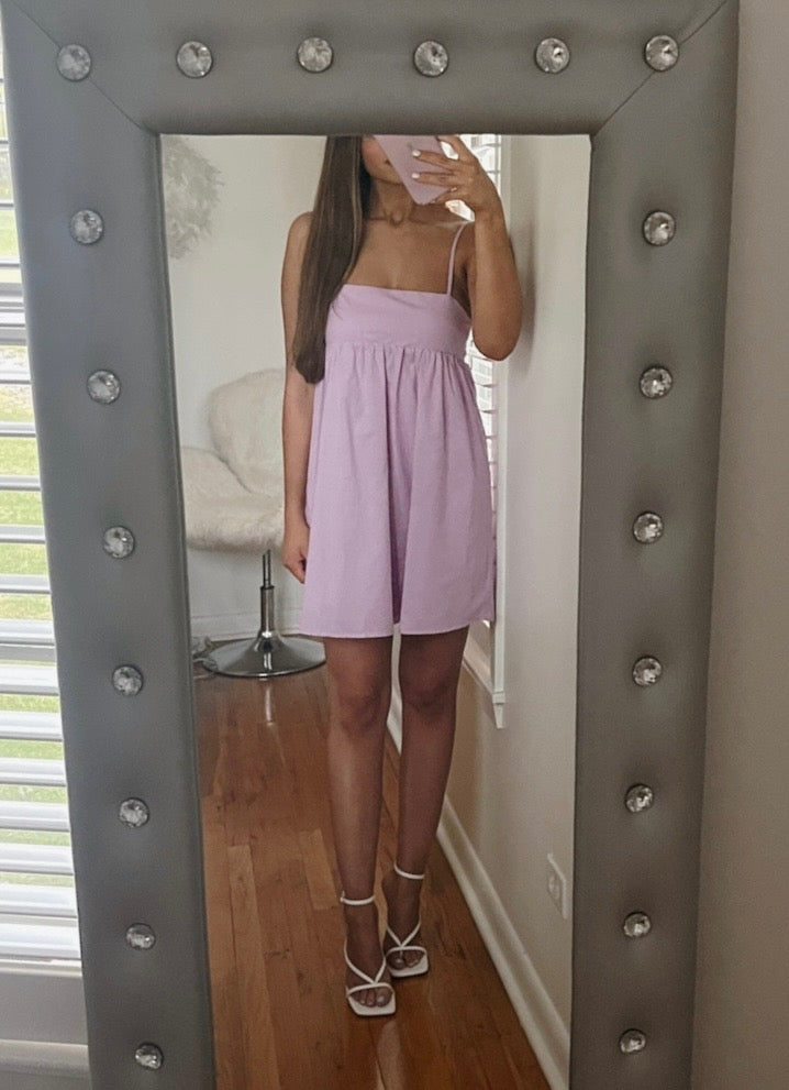 Out on the Town Lilac Dress