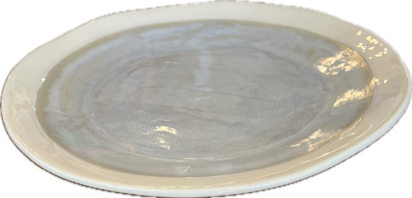 Artisan Dinner Plate - Oyster Shell