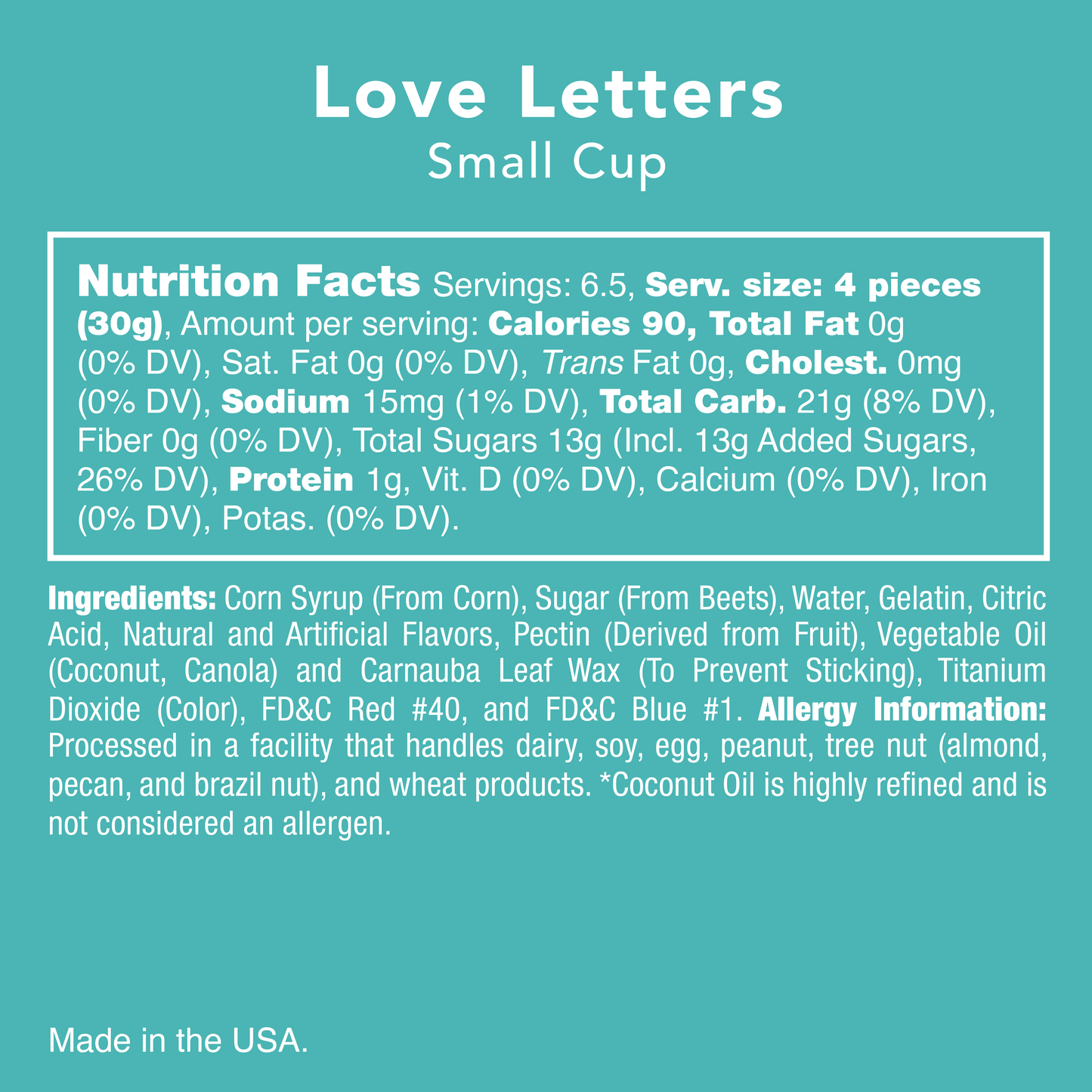 Gummy Love Letters *MOTHER'S DAY COLLECTION*