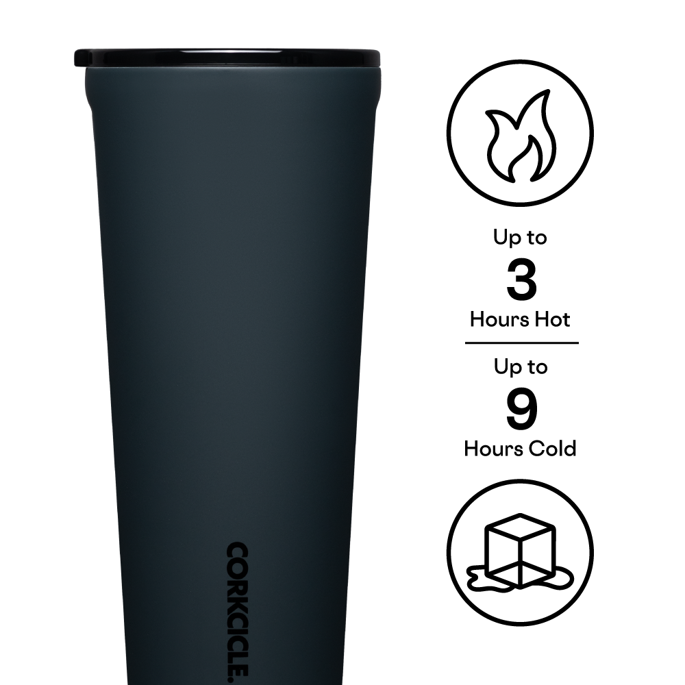 Corkcicle Matte Black Tumbler - 24oz