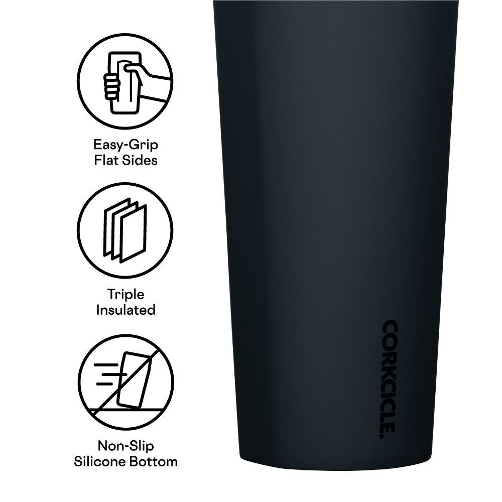 Corkcicle Matte Black Tumbler - 24oz