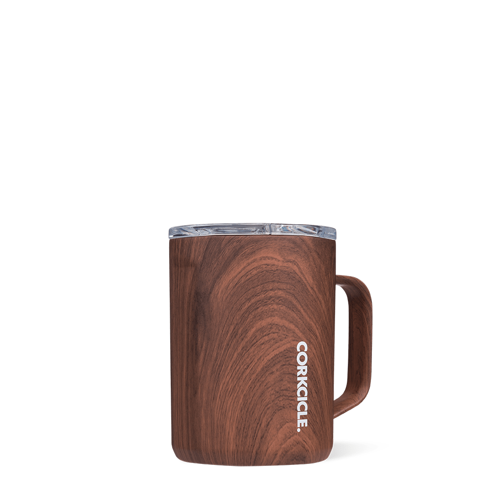 Corkcicle Mug - 16oz Walnut Wood