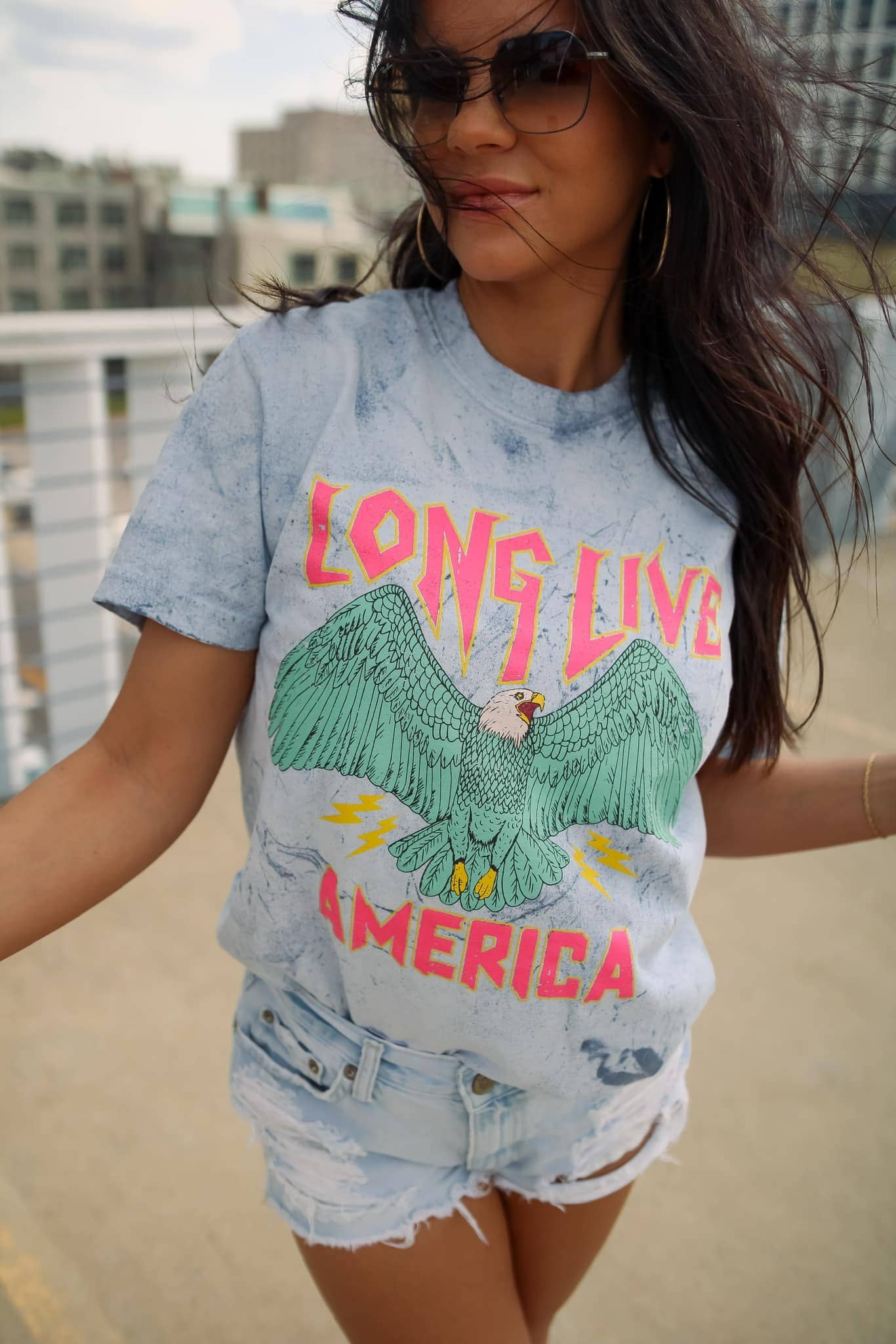 Long Live America | Ocean | Short Sleeve tee