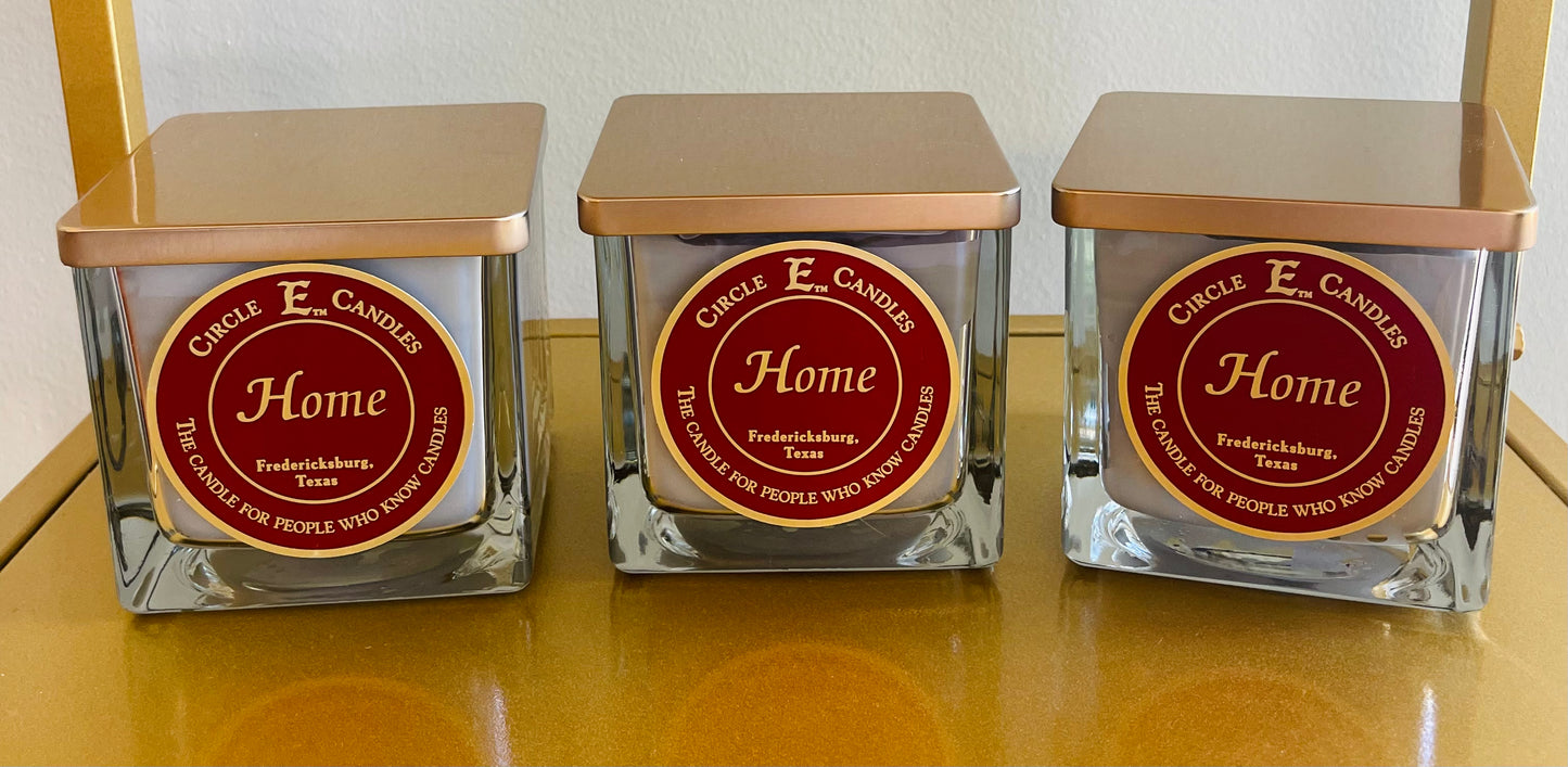 Circle E Candle - Square Jar