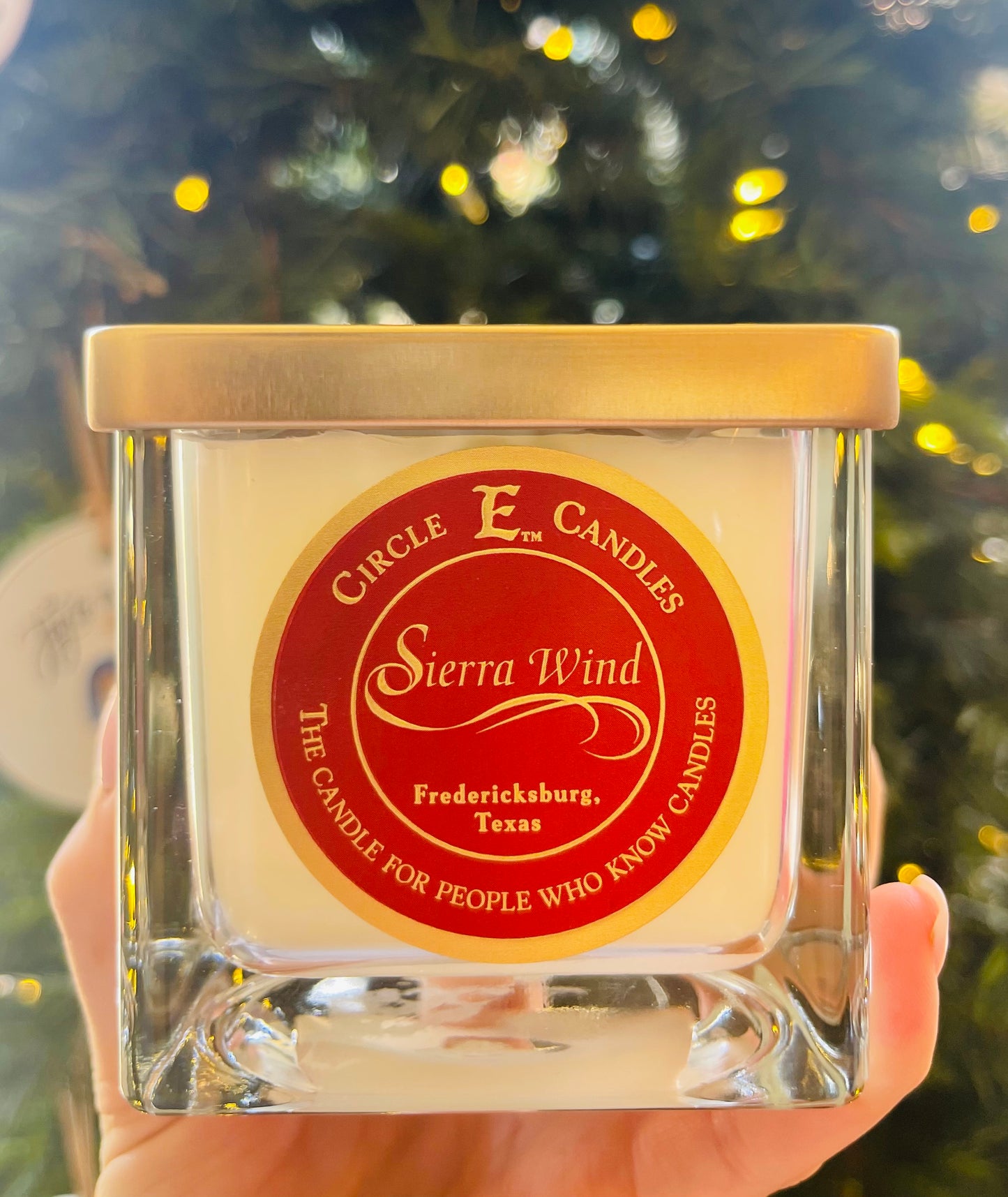 Circle E Candle - 8 oz. Square